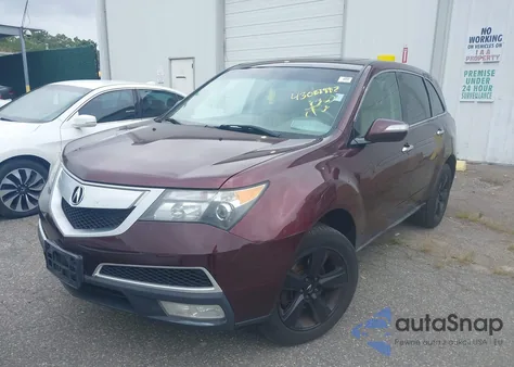 2012 Acura Mdx Technology Package z USA, uszkodzony, nr VIN 2HNYD2H49CH529063